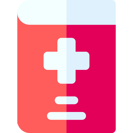 medizinbuch Basic Rounded Flat icon