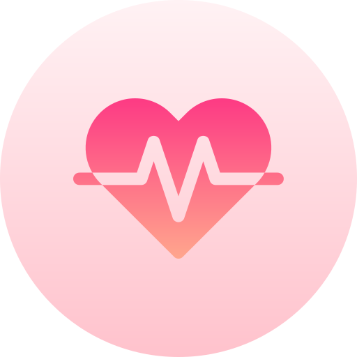 Сердцебиение Basic Gradient Circular иконка