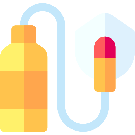 酸素マスク Basic Rounded Flat icon