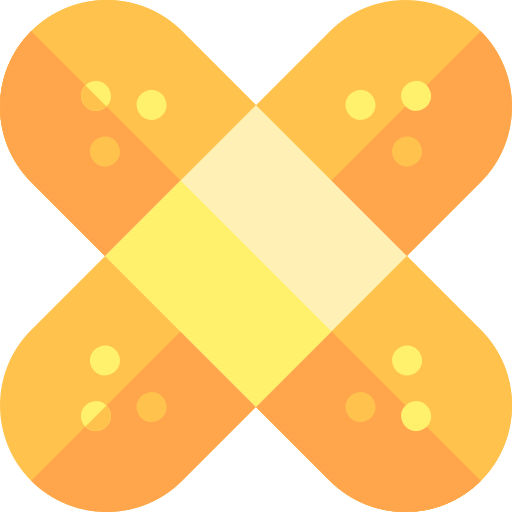 pleister Basic Rounded Flat icoon