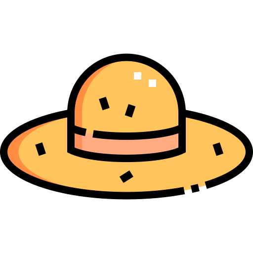 sombrero Detailed Straight Lineal color icono