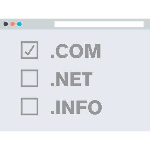 Domain registration Generic Flat icon