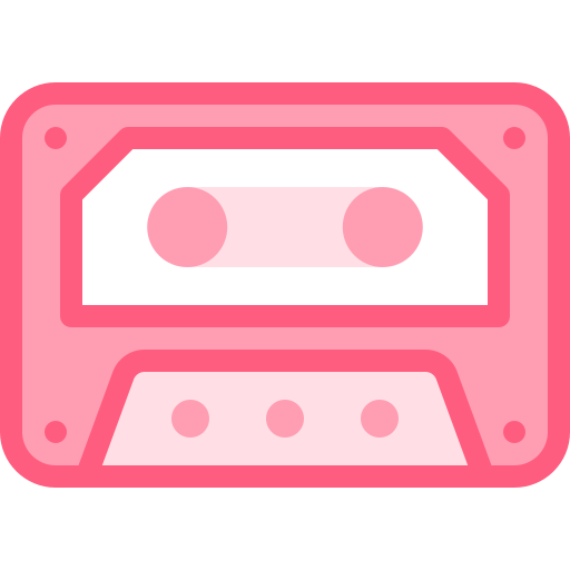 kassette Detailed color Lineal color icon