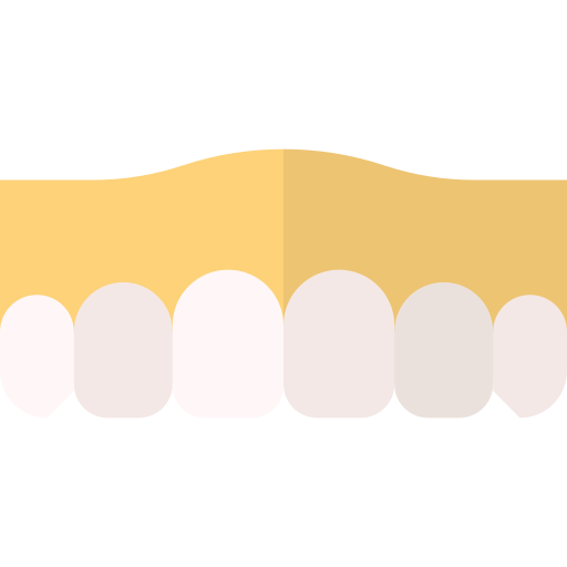 Denture Basic Straight Flat icon