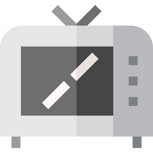 Телевидение Basic Straight Flat иконка