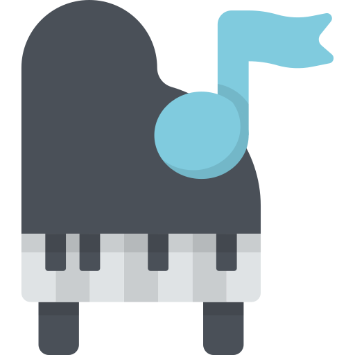 klavier Kawaii Flat icon