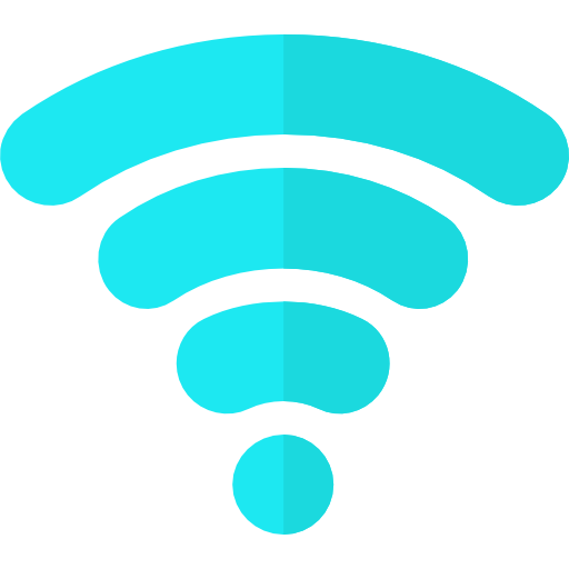 wi-fi Basic Rounded Flat Ícone