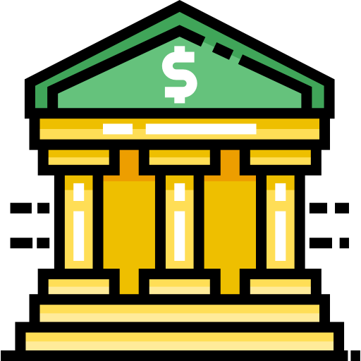 Банка Detailed Straight Lineal color иконка