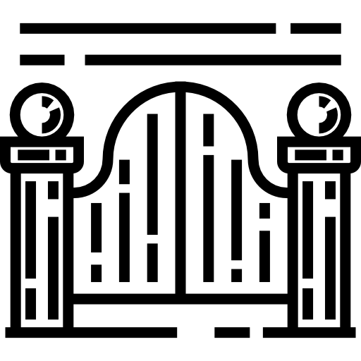 게이트웨이 Detailed Straight Lineal icon
