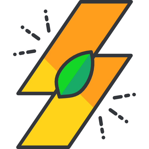 Green energy Roundicons Premium Lineal Color icon