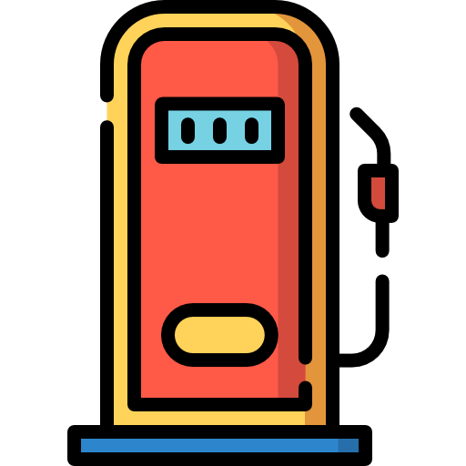 gasolinera Special Lineal color icono