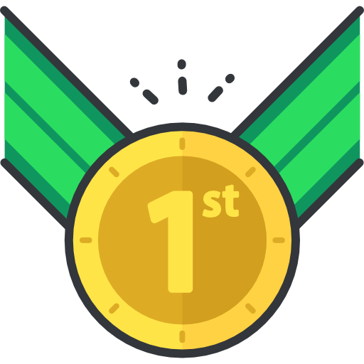 medalha Roundicons Premium Lineal Color Ícone