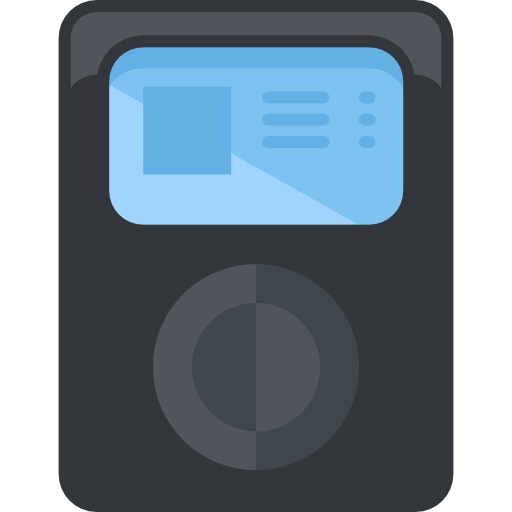 Music player Roundicons Premium Lineal Color icon