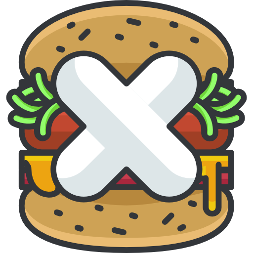 Junk food Roundicons Premium Lineal Color icon
