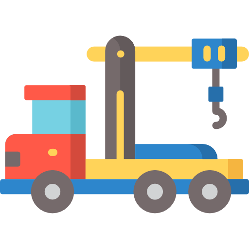 Crane truck Special Flat icon