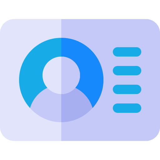 プロフィール Basic Rounded Flat icon