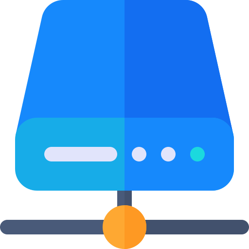 호스팅 Basic Rounded Flat icon