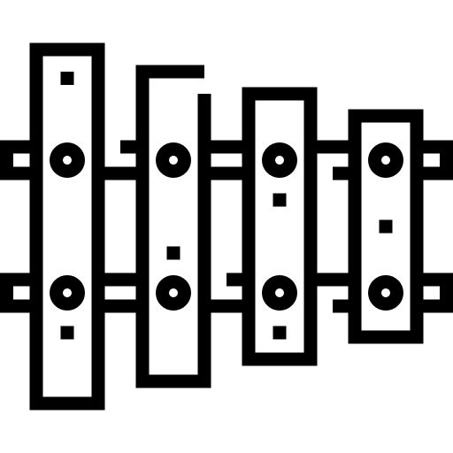 xilofono Detailed Straight Lineal icona