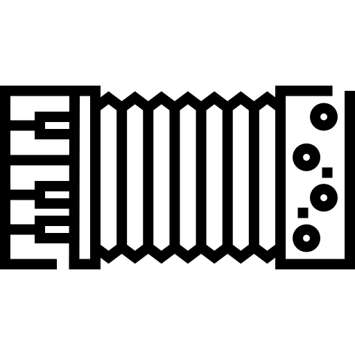 akordeon Detailed Straight Lineal ikona