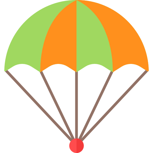 Parachute Special Flat icon