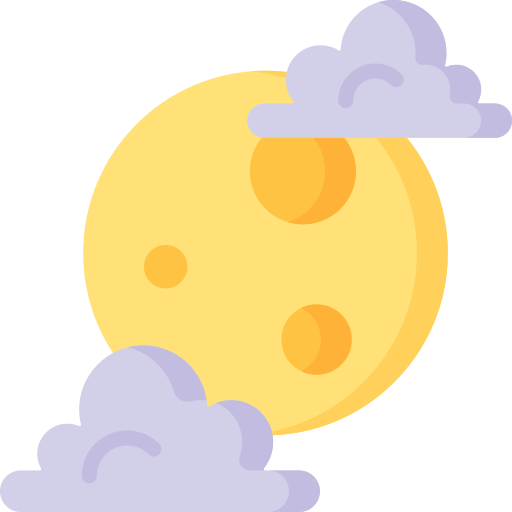 pełnia księżyca Special Flat ikona