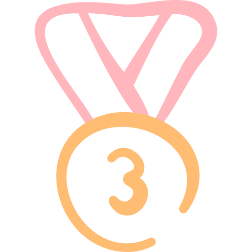 Third Basic Hand Drawn Color icon