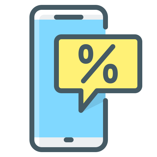 Mobile marketing Generic Color Omission icon