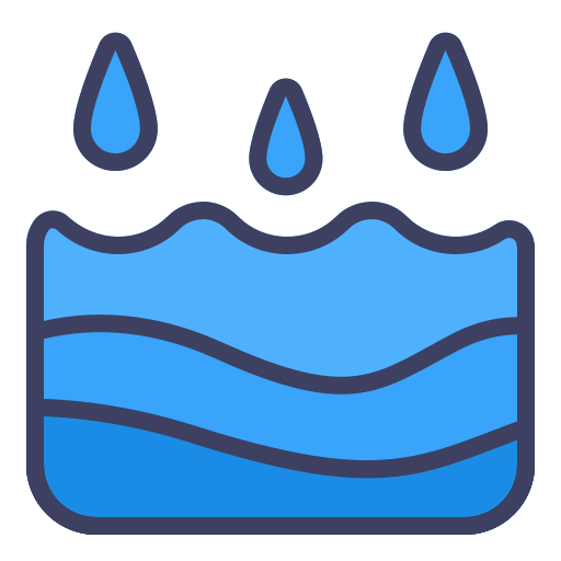 물방울 Generic Outline Color icon