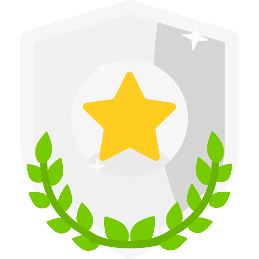 silbermedaille Generic Flat icon