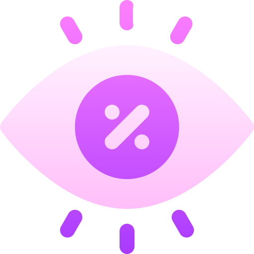 Eye Basic Gradient Gradient icon