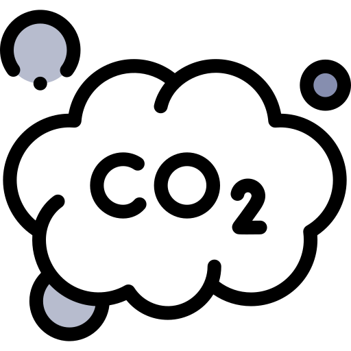 co2 Detailed Rounded Lineal color Icône