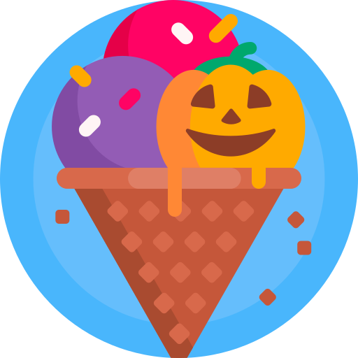 Ice cream cone Detailed Flat Circular Flat icon