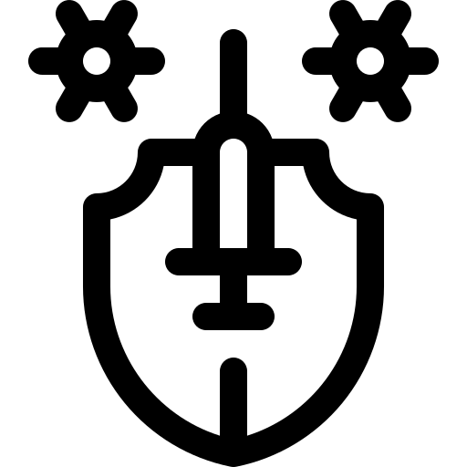 protection Basic Rounded Lineal Icône