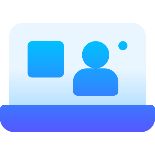 videokonferenz Basic Gradient Gradient icon