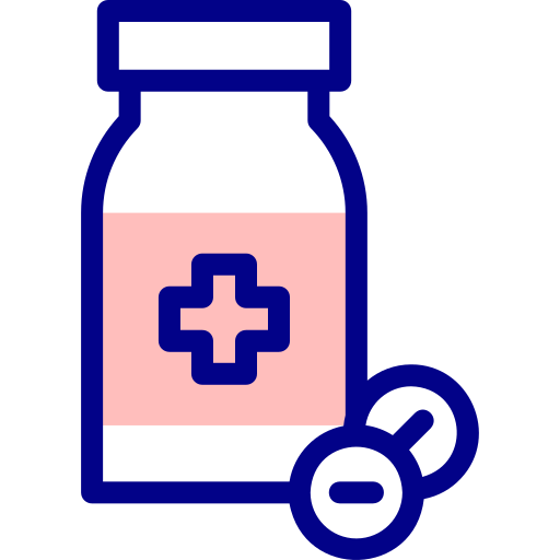 vitamine Detailed Mixed Lineal color icona