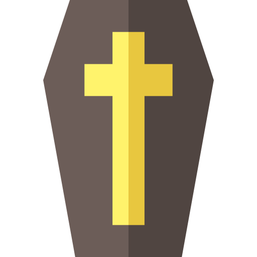 Coffin Basic Straight Flat icon