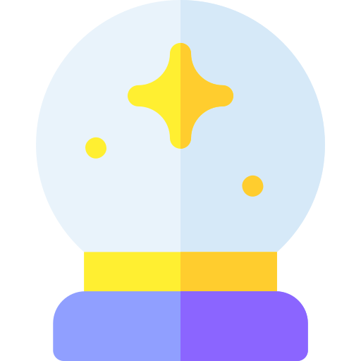 kristallkugel Basic Rounded Flat icon