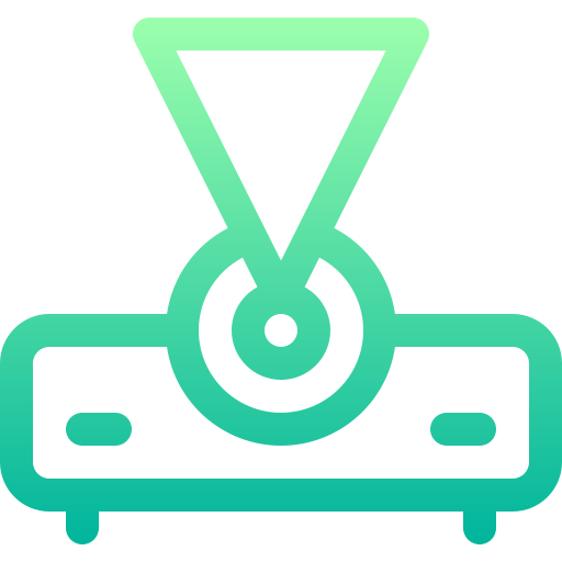 영사기 Basic Gradient Lineal color icon