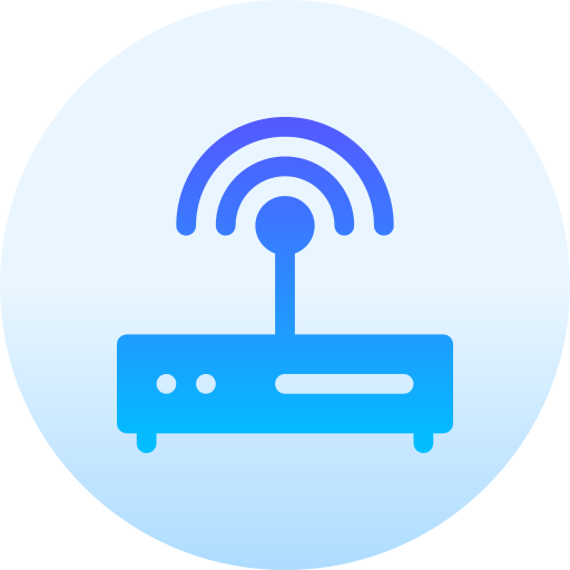wifi Basic Gradient Circular Icône