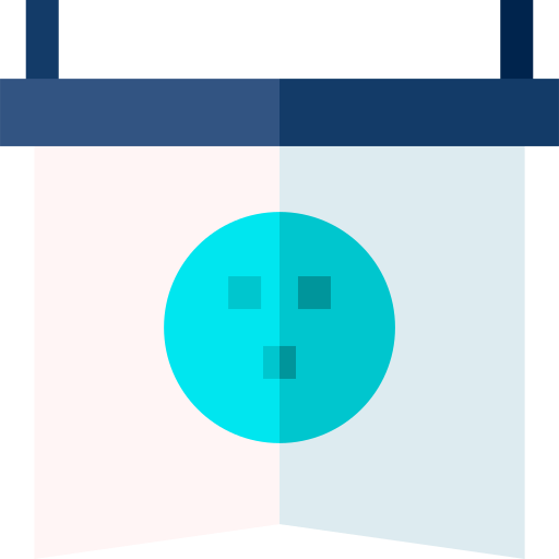kręgle Basic Straight Flat ikona