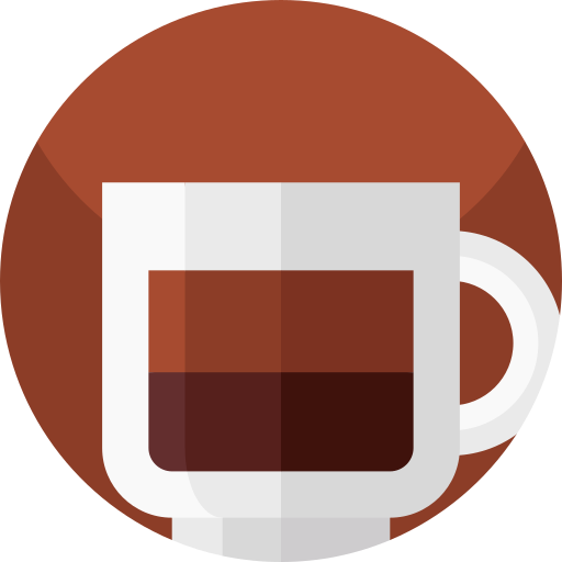 Espresso Geometric Flat Circular Flat icon