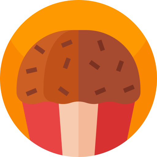 muffin Geometric Flat Circular Flat icoon