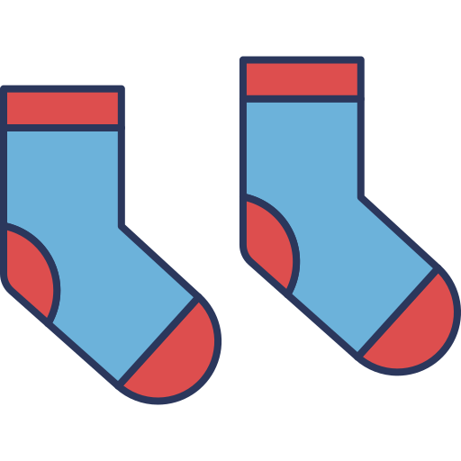 Socks Dinosoft Lineal Color icon