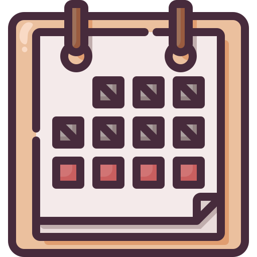 Calendar Generic Outline Color icon