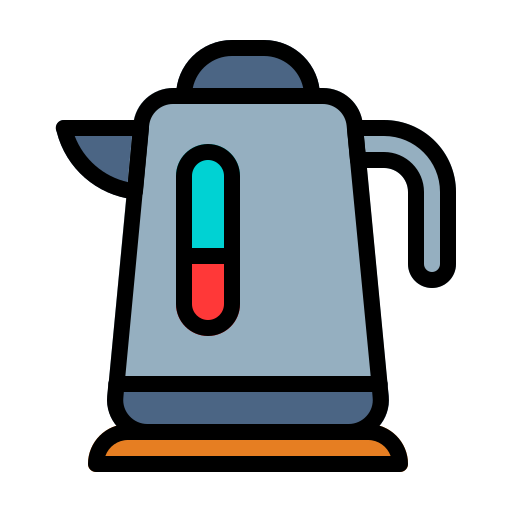 電気湯沸かし器 Generic Outline Color icon