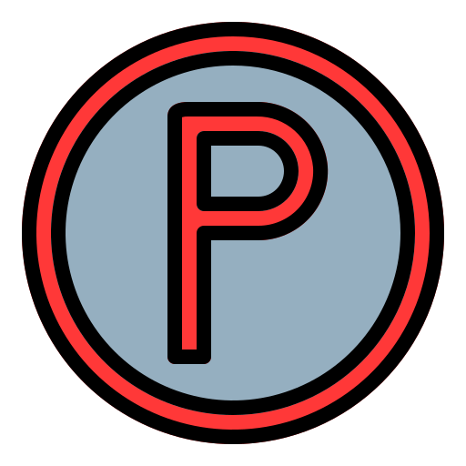 parkeren Generic Outline Color icoon