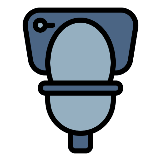 トイレ Generic Outline Color icon