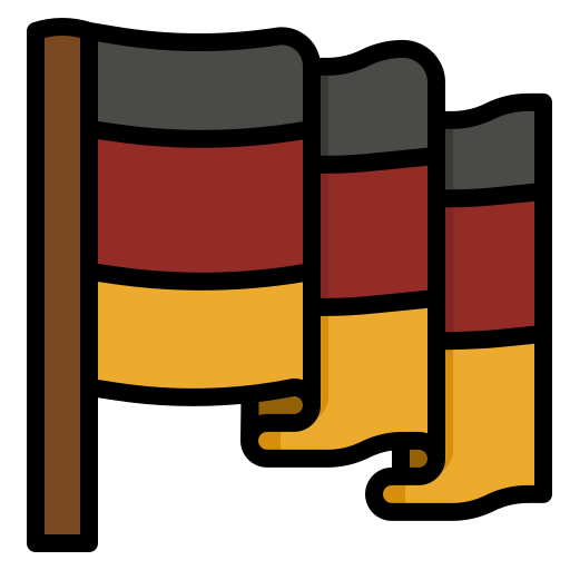 Немецкий флаг photo3idea_studio Lineal Color иконка