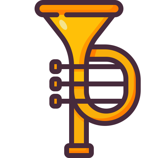 트럼펫 Generic Outline Color icon