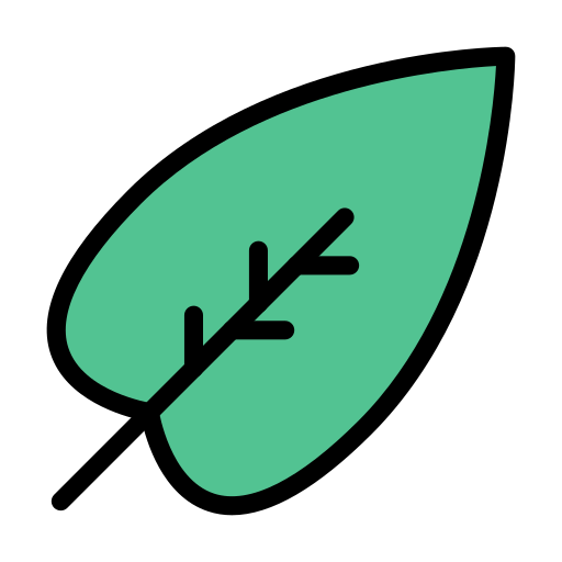 Leaf Vector Stall Lineal Color icon